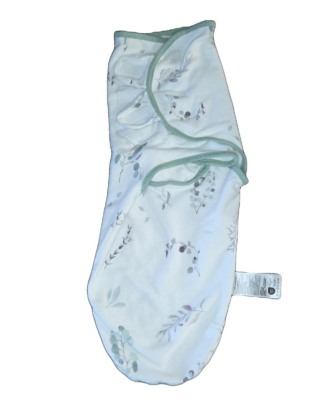 Soft Baby Swaddle Blanket with Leaf Pattern